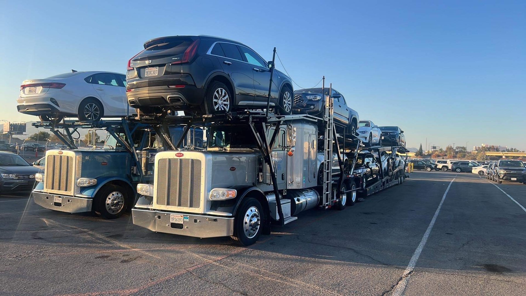 Loaded TES Transportation carriers